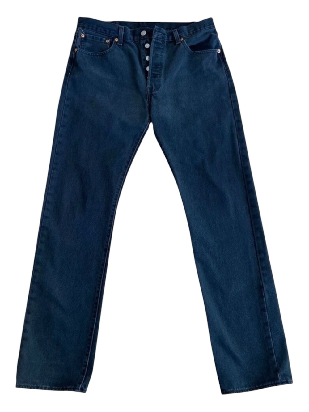 Jack&Jones men premium jeans style Clark regular fit blue denim button fly 30